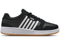 K-Swiss Men City Court Medium Low Top Sneaker Black/White/Gum 06996-031-M Size 10 US