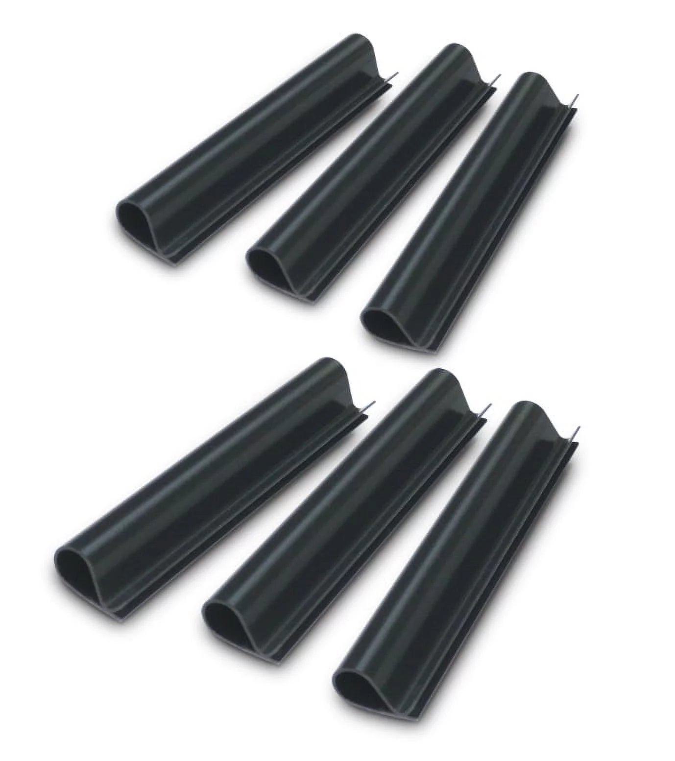 Set of 6 Black HydroTools Above Ground Swimming Pool Winter Cover Clips - 6 -Inches