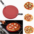 Easylife Tech 14 Non-Stick Ceramic Pizza Stone for Grill and Oven with Handles