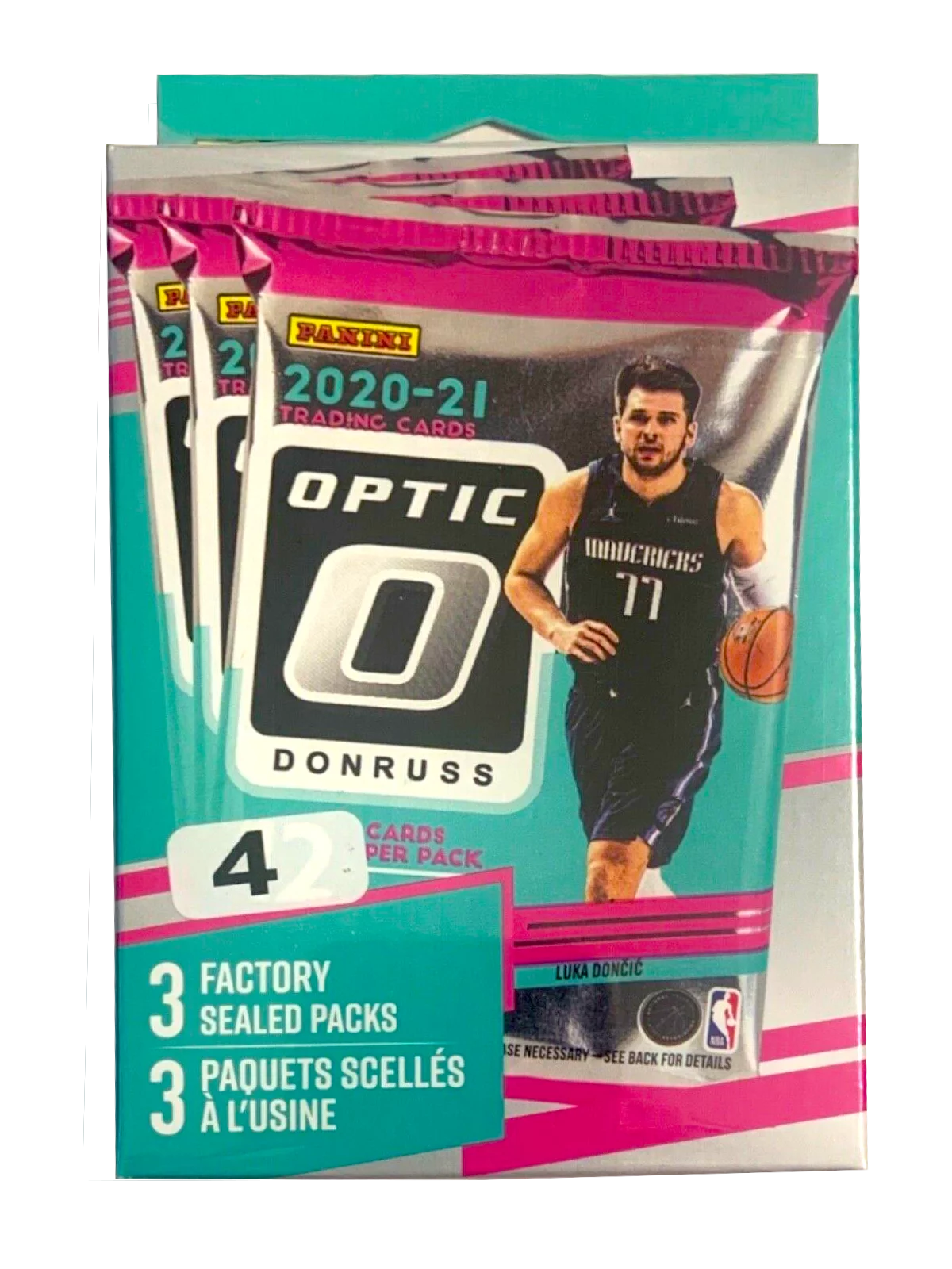 2020-21 Panini Donruss Optic NBA Basketball Hanger Box - 3 packs of 4 cards each!