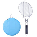 Gongxipen 1 Set of Barbecue Clips Stainless Steel Barbecue Net Grilled Fish Tools with Storage Bag