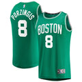 Youth Fanatics Branded Kristaps Porzingis Kelly Green Boston Celtics Fast Break Player Jersey - Icon Edition