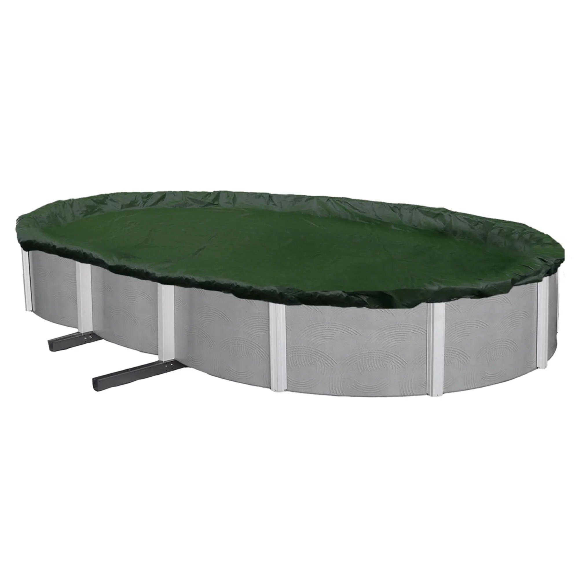 Blue Wave Products 15' x 30' Forest Green Winter Pool Covers for Above-Ground Pools