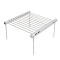 For Grill Portable Outdoor Picnics Grill Camping Barbeque Folding Cooking Camping & Hiking Outdoor Baking Tray Holder Portable Grill Stand on Wheels Charbroil Grill C46g3d Parts Tabletop Grill Stand