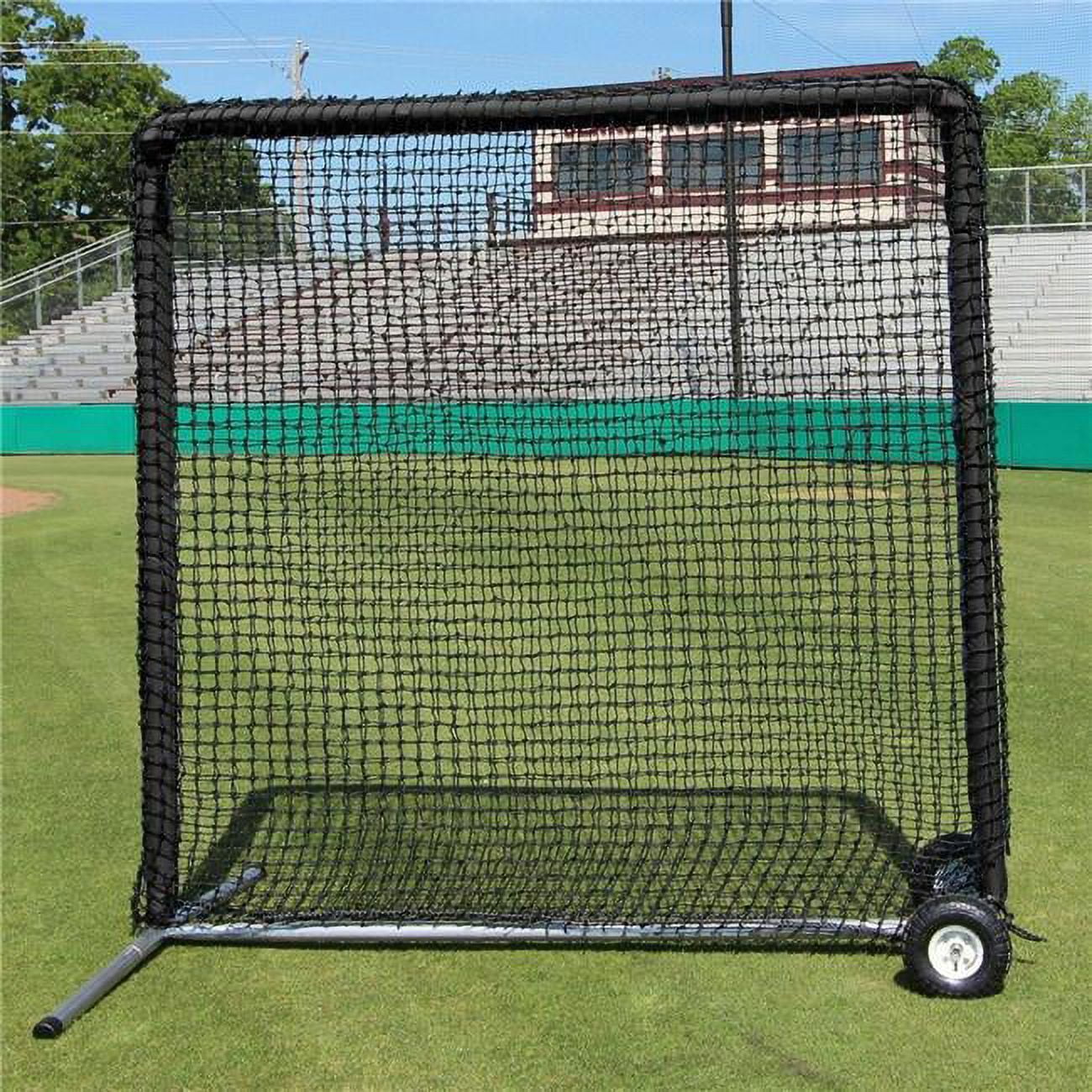 CMHW- 7 x 7 ft. No.84 Premier Fielder Net & Frame with Wheels & Padding