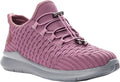 Women's Propet TravelBound Sneaker Crushed Berry Knit Mesh 5 B