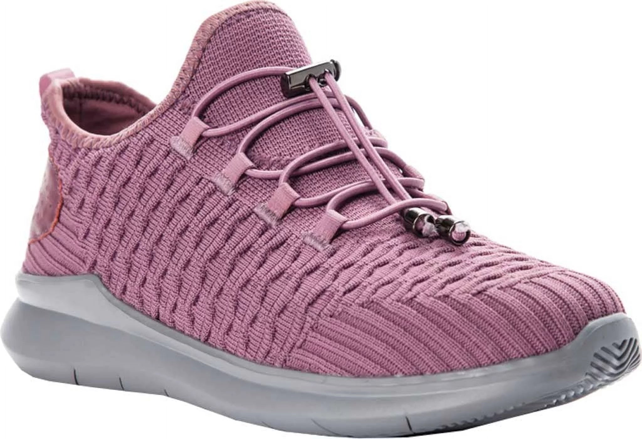 Women's Propet TravelBound Sneaker Crushed Berry Knit Mesh 5 B