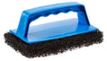 STAR BRITE Coarse Black Scrub Pad with Interchangeable Handle - Heavy-Duty Cleaning for Tough Stains, Concrete, Bare Metal, Boat Hulls & Grills (040131)