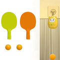 Adjustable Table Tennis Trainer Interactive Toys Table Tennis Exerciser Self Training Training Device Indoor for Adults Kids Birthday Gifts yellow