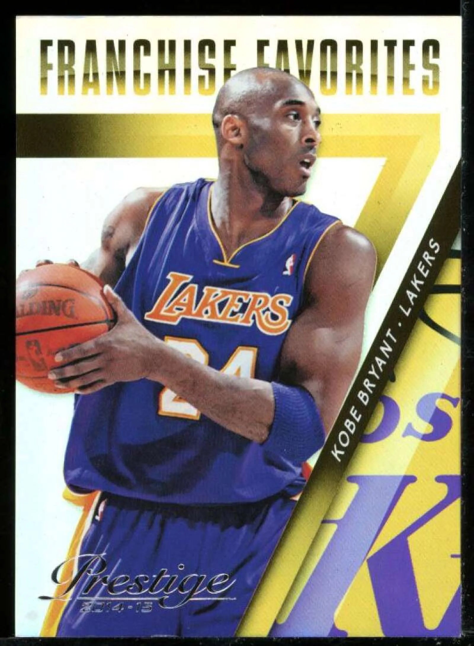 Kobe Bryant Card 2014-15 Prestige Plus Franchise Favorites #14