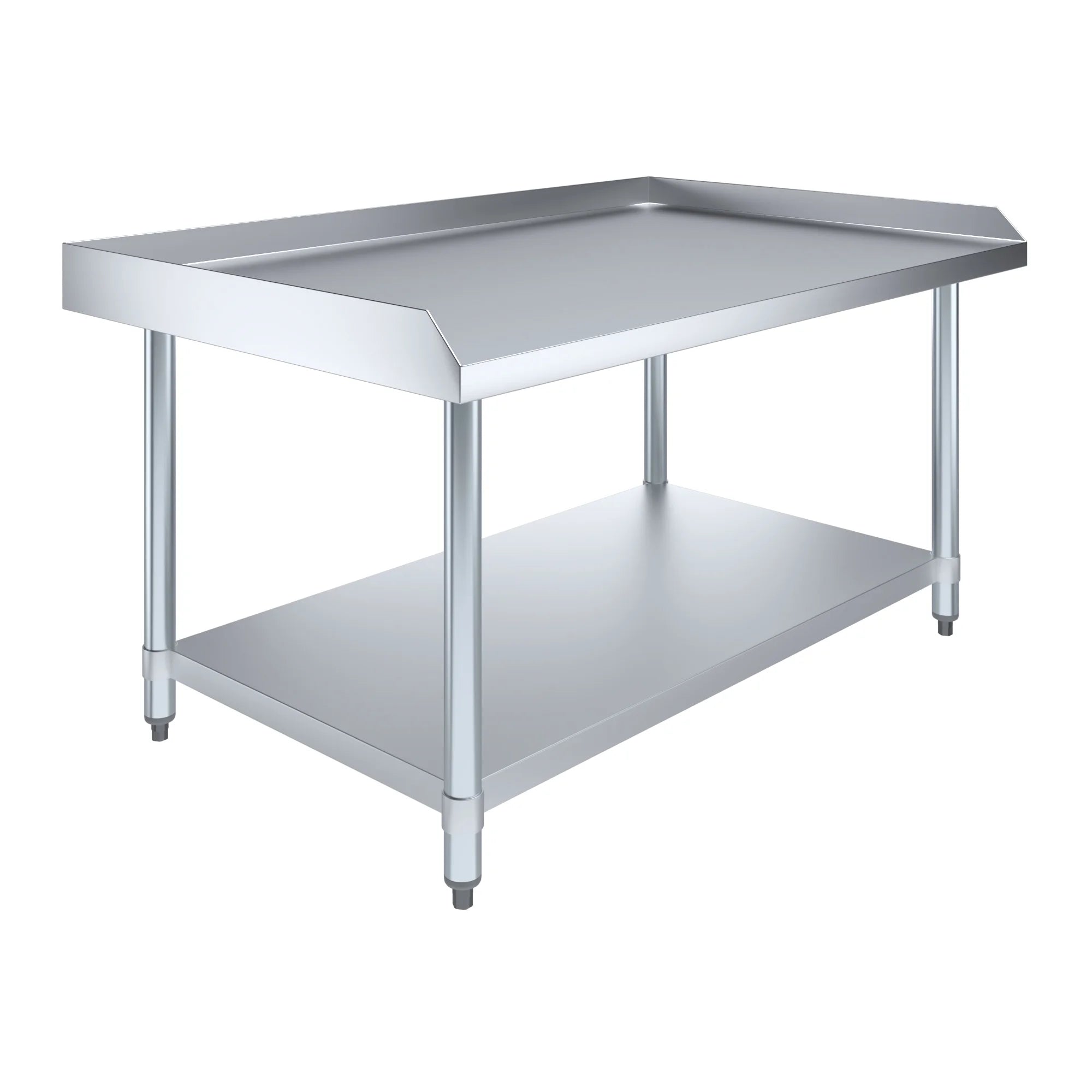 AmGood 30 x 48 Stainless Steel Equipment Stand | Height: 24 | Commercial Heavy Duty Grill Table