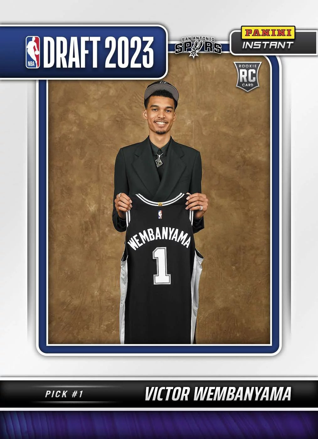 NBA 2023-24 Instant Draft Night Basketball  Victor Wembanyama #1 (Rookie, Pick #1)