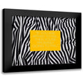 ArtsyQuotes 24x20 Black Modern Framed Museum Art Print Titled - Kobe Bryant Quote: Afraid to Fail