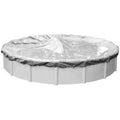 Pool Mate 10 Year Heavy-Duty Silver Round Winter Pool Cover, 12 ft. Pool