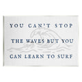 Stupell Industries Learn to Surf Inspirational Landscape Painting Unframed Art Print Wall Art, 15 x 10