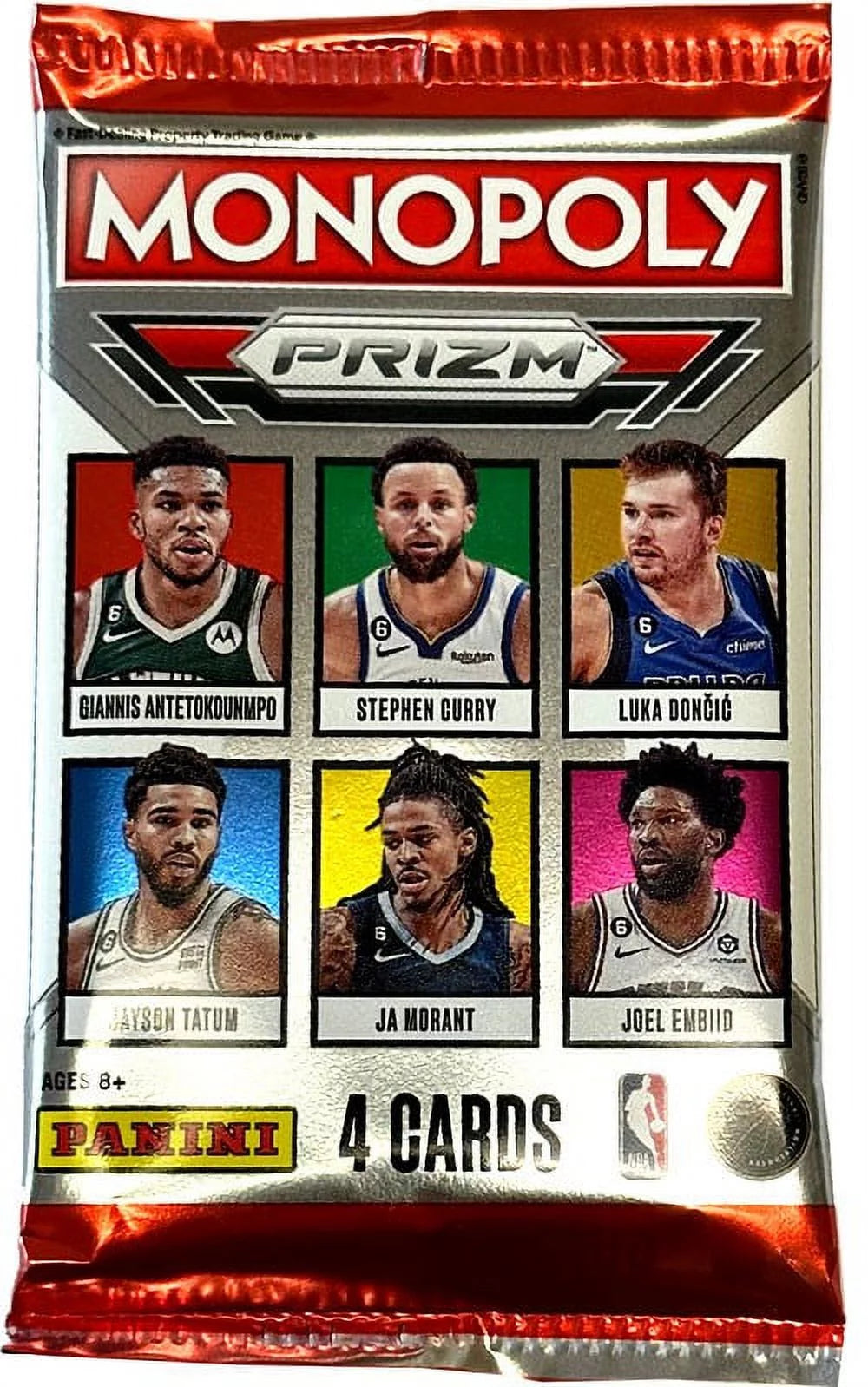 NBA Panini 2022-23 Prizm Basketball Booster Pack (4 Cards)