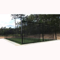 LFS Sport Netting #30 HDPE Batting Cage Net - 12' x 12' x 55', Black