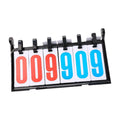 Table Top Scoreboard Flip Score Keeper Scorekeeper for Soccer Outdoor Sports 6 Digit