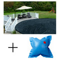 Buffalo Blizzard Deluxe 24' Round Swimming Pool Winter Cover with 4' x 8' Air Pillow