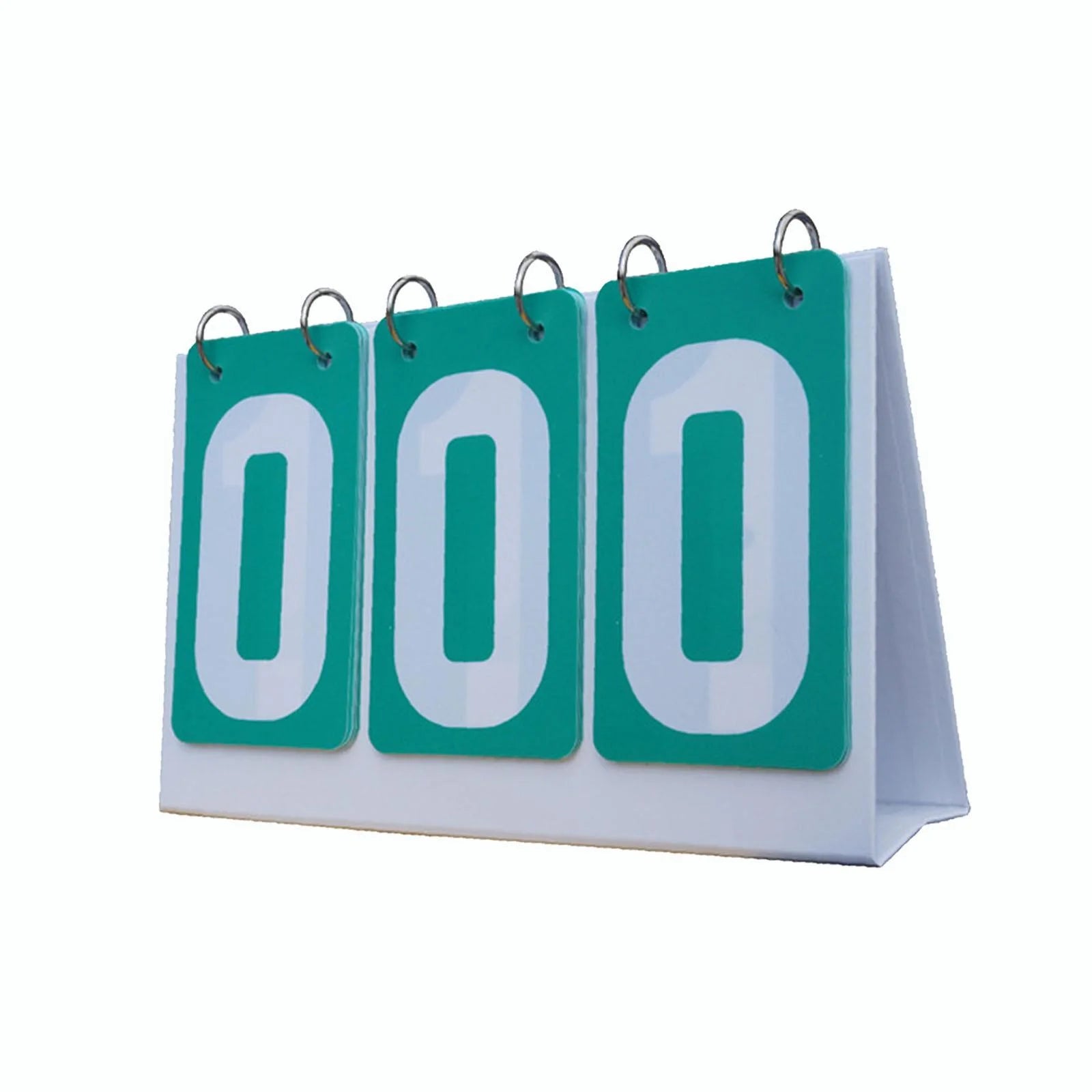 yotijar Flip Number Score Board Manual Score Flip Cards Portable Scoreboard for green
