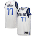 Unisex Nike Luka Don-i- White Dallas Mavericks Swingman Jersey - Association Edition