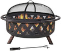 Alin Handy & Portable Sturdy Wood Burning Fire Pit & Grill Pit For Backyard Party