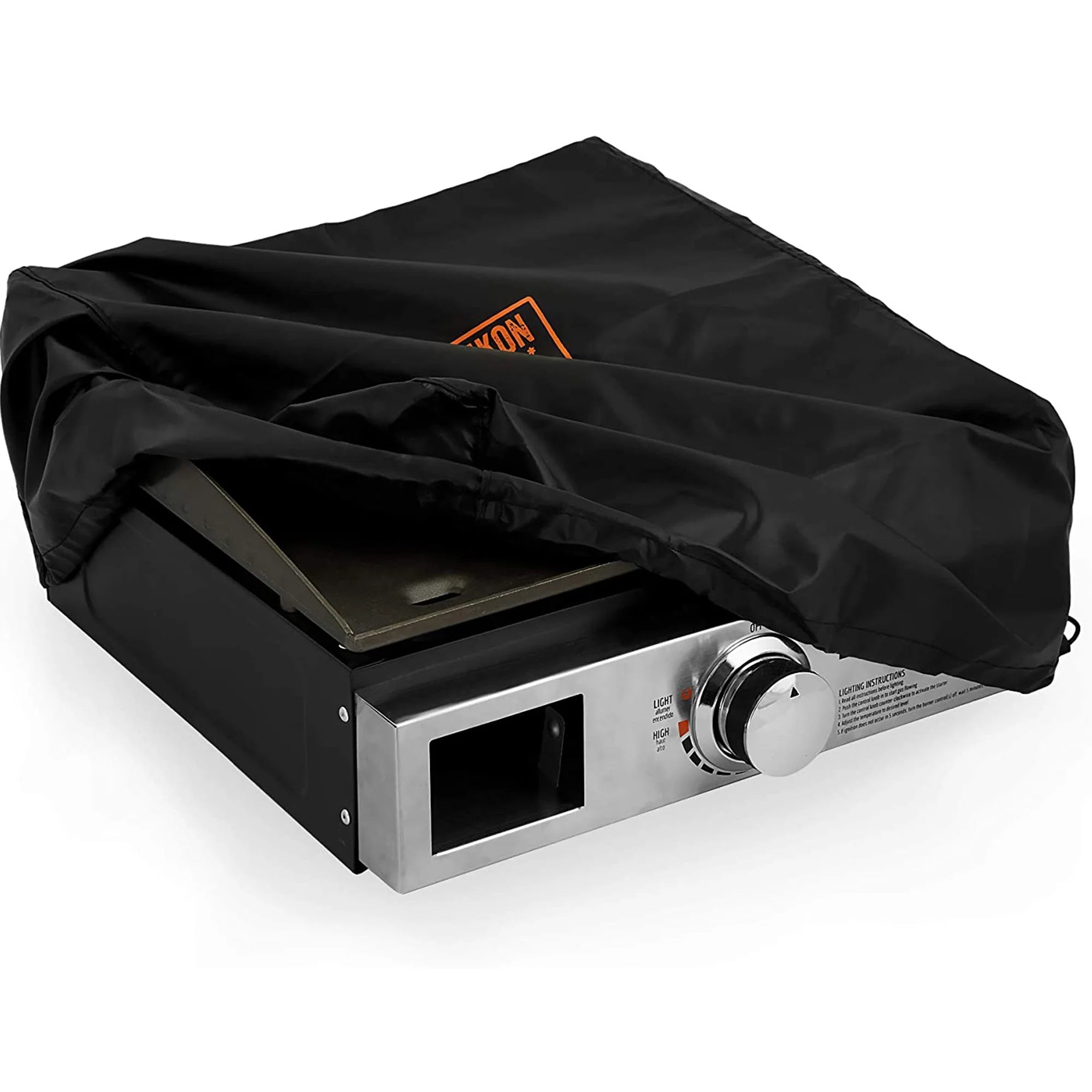 Yukon Glory Premium Blackstone Griddle Cover and Carrying Case for Blackstone 17 Inch Table Top Griddles - Durable and Waterproof, Safe and Easy Storage, Not Compatible with Rear-Facing Grease Pan