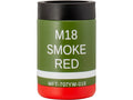 Mission First M18 Red Smoke Can Cooler, Green / Red, 12oz