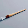 Round Basing Brush, Nylon Brisle Pasry Brush Wih Lacquered Hardwood Handle, BBQ Sauce Marinade Brush, Professional Pasry Brushes