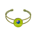 Australian Flag Kangaroo Koala Bracelet Bangle Retro Open Cuff Jewelry