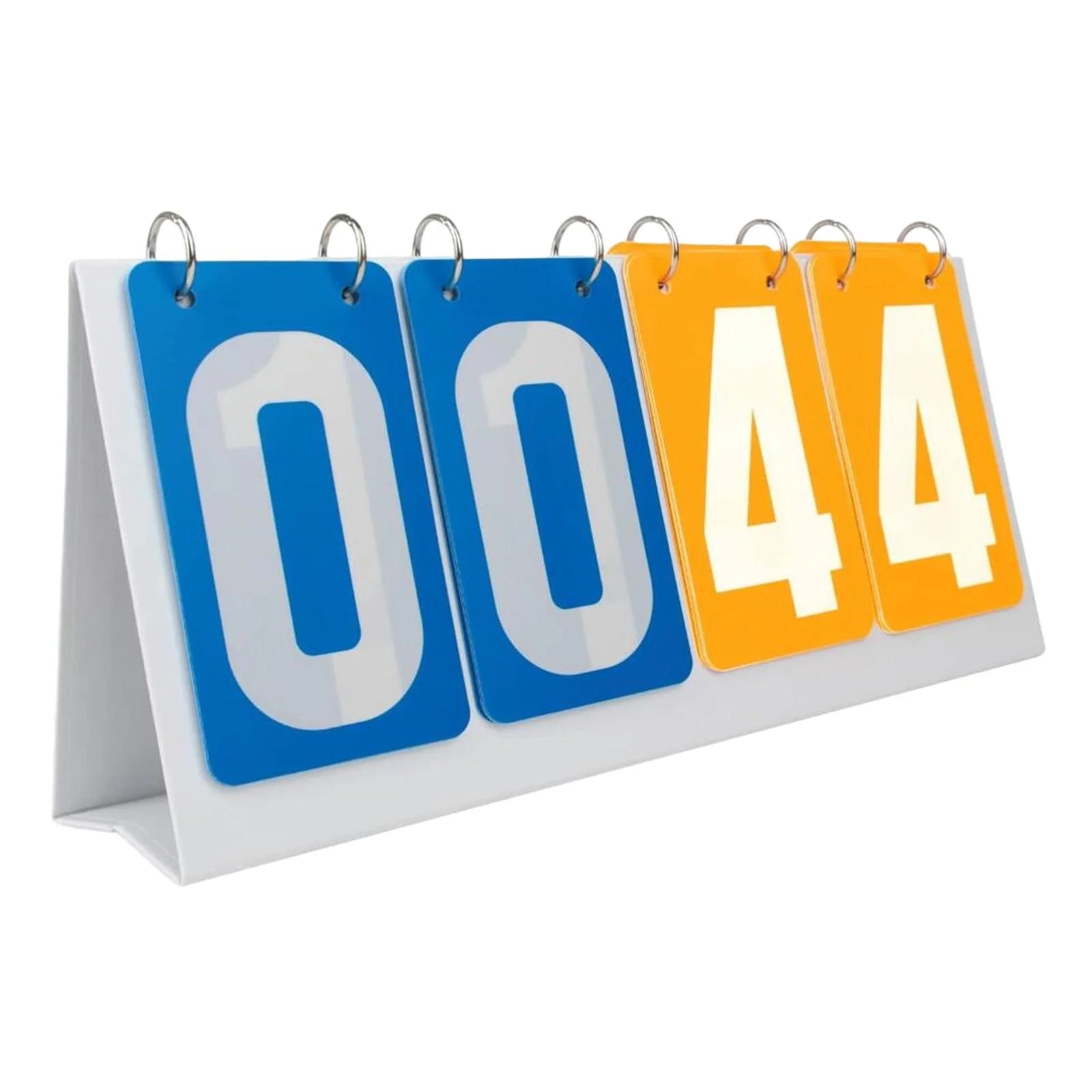BAOSITY Flip Number Score Board Portable Multi Sports Scoreboard for Baseball Soccer Blue Yellow