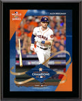 Alex Bregman Houston Astros 10.5 x 13 2022 MLB World Series Champions Sublimated Plaque