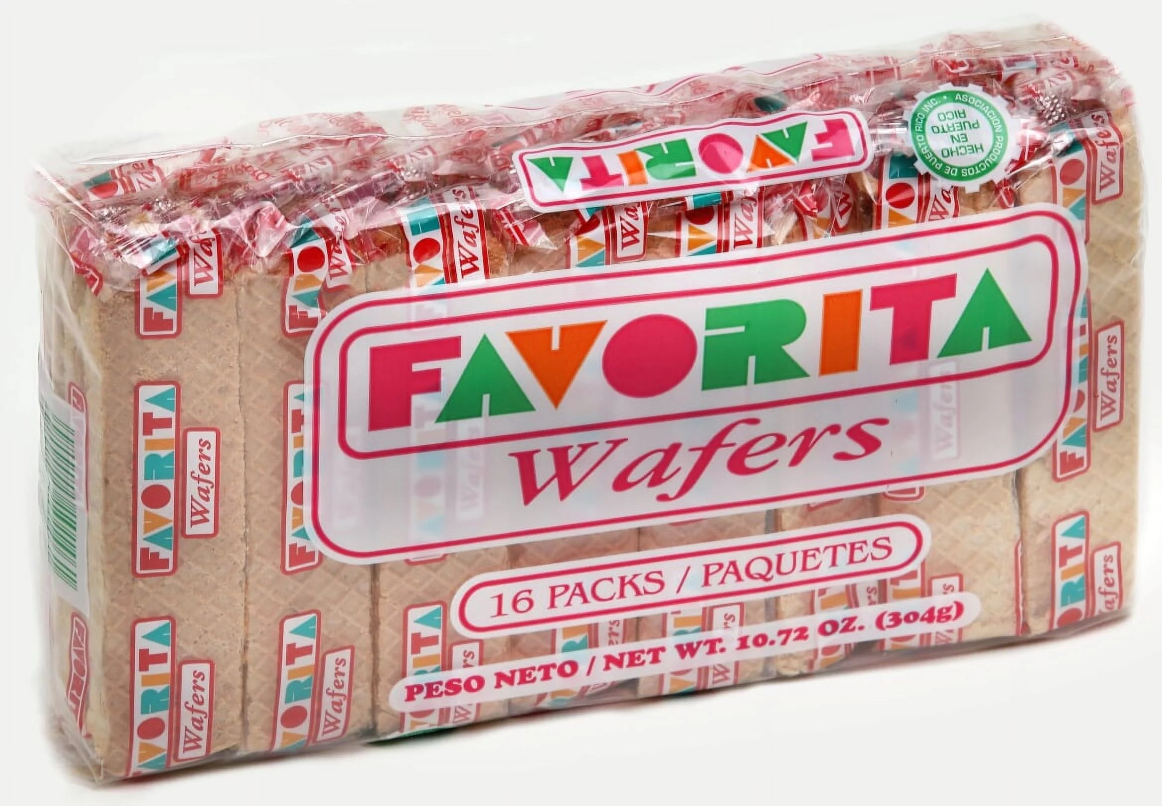Favorita Wafers Galletas Favorita from Puerto Rico (16 Pk)
