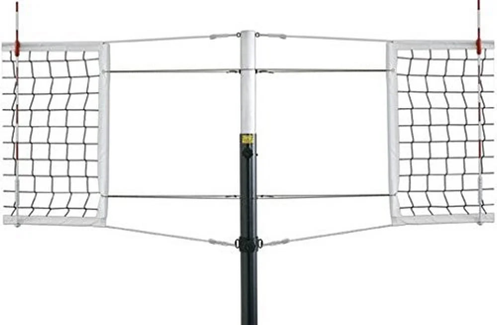 First Team Frontier Express-SBS Steel Competition Steel Volleyball System with Sockets44; Black