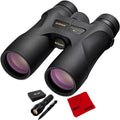 Nikon 16002 PROSTAFF 7S 8x42 All-Terrain Binoculars Bundle with Deco Gear Tactical Flashlight and Tactical Pen Set with Water/Shockproof Case and 6 x 6 inch Microfiber Cleaning Cloth