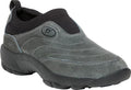 Women's Propet Wash & Wear Slip On Sneaker Pewter Suede 9 D