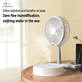 Dengmore Fans Foldable Telescopic Rechargeable Fan Air Cooler with humidification Phone Holder for Home Office