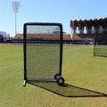 Cimarron Sports CMHW- 4 x 6 ft. No.84 Premier Safety Net & Frame with Wheels & Padding