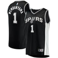 Youth Fanatics Branded Victor Wembanyama Black San Antonio Spurs  Fast Break Replica Jersey - Icon Edition