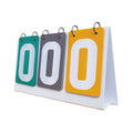 Multi Sports Scoreboard Tabletop Score s 3 digits Scoring Board Flip Number Score Board for Games Coaches Baseball Soccer Competition