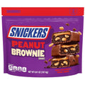 Snickers Peanut Brownie Squares Fun Size Chocolate Candy Bars 6.61oz