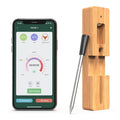 Wireless Meat Thermometer 5-10 Mins Quick Charge IPX7 Waterproof 98FT Wireless BT Range Meat Probe for Grilling and Smoking, APP Control Food Thermometer for Cooking / BBQ / Kitchen / Smoker / Grill