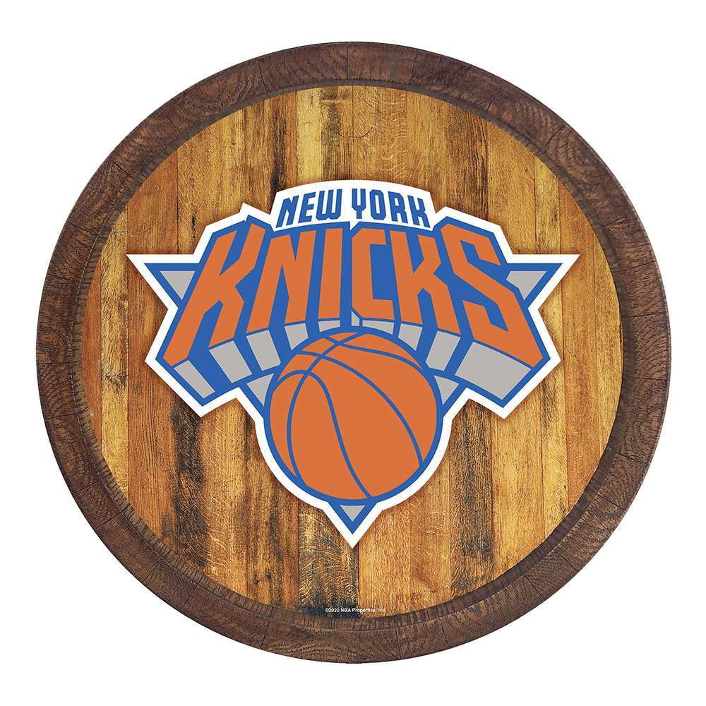 New York Knicks: Faux Barrel Top Sign