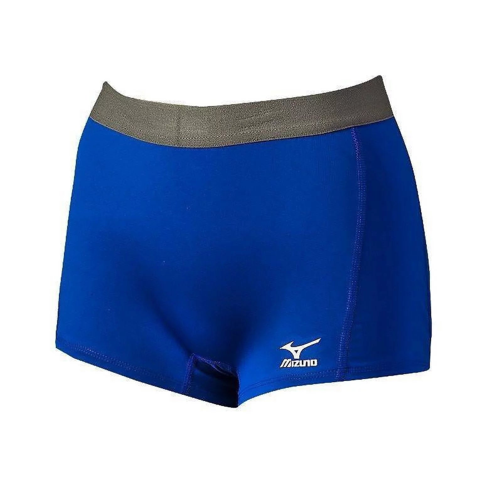 Mizuno Women's Flat Front Low Rider Volleyball Short, Royal, M
