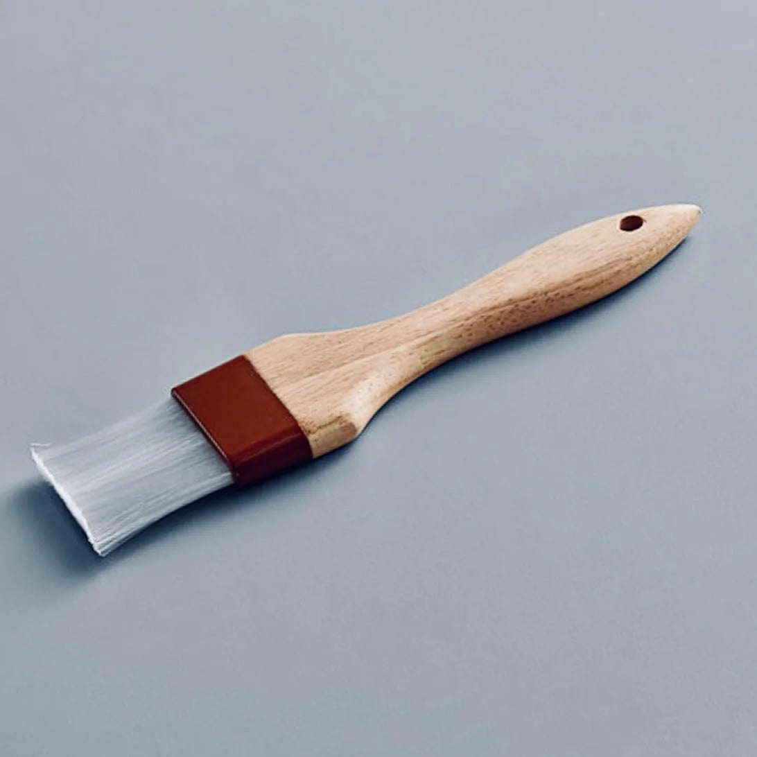 Pasry Brush Wih Nylon Brisles And Lacquered Hardwood Handle, Basing BBQ Marinade Brush, Kichen/Cooking Brushes