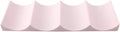 Nvzi Wine Rack Countertops Display Stand Kitchen Storage Can Bottle Holder Modern Wave Shape Anti Slip Table Top Home Fridge Shelf European Style Champagne Jar Organizer Space Saving(1pcLight Pink)