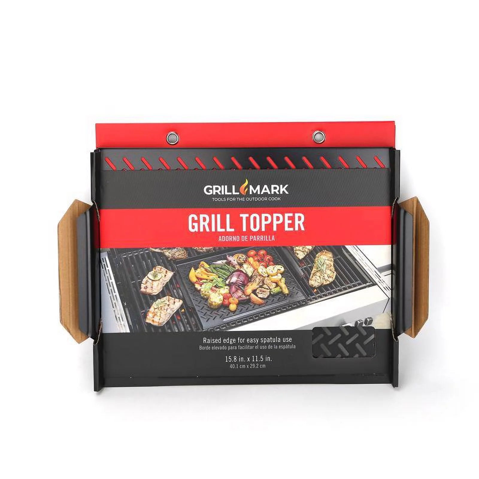 1 Pc, Grill Mark Steel Grill Topper 16 In. L X 12 In. W 1 Pk