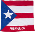 12Pcs Bandanas 100% Cotton Double Sided Paisley Print Head Wrap Scarf Headband Puerto Rico Flag