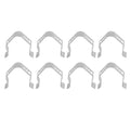 Dekaim Barbecue Probe Clip 8Pcs Universal Meat Thermometer Probe Clip Holder for Ambient Temperature Readings BBQ Oven Grill Tool