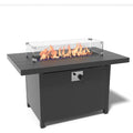 Kullavik  Aluminum Propane Fire Pit Table 43 Inch 55,000 BTU